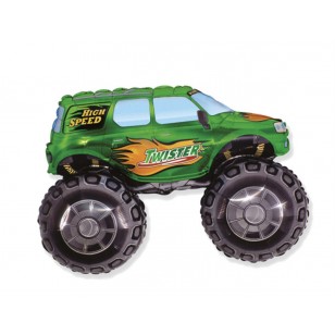 Green Monster Truck Supershape Balloon